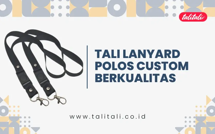 Tali Lanyard Polos (Warna Solid) Kualitas Premium #1