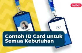 13 Contoh ID Card yang Menarik dan Berkesan ( Desain Cakep )