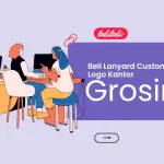 Beli Lanyard Custom Logo Kantor Grosir Murah Cepat Jadi