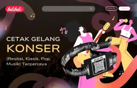 Cetak Gelang Konser (Resital, Klasik, Pop, Musik) Terpercaya