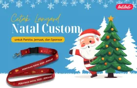 Cetak Lanyard Natal Custom untuk Panitia, Jemaat, dan Sponsor