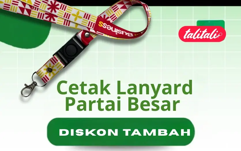 Cetak Lanyard Partai Besar Diskon Tambah