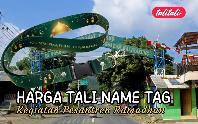 Harga Tali Name Tag Kegiatan Pesantren Ramadhan (Full Color)
