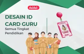 Desain ID Card Guru Semua Tingkat Pendidikan