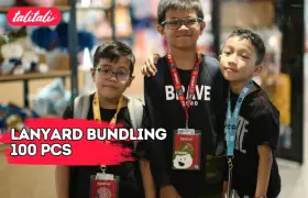 Lanyard Bundling 100 Pcs (Siap Kirim, Pesan Custom, Berkualitas)