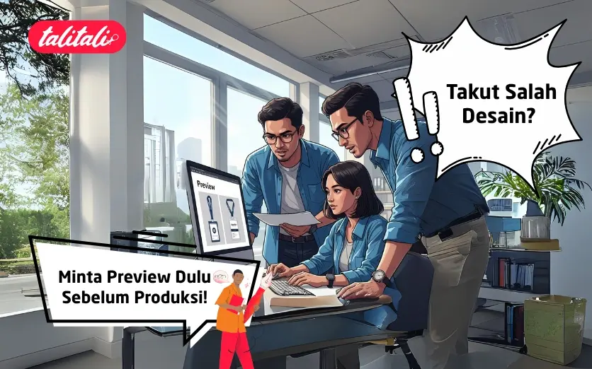 Takut Salah Desain? Minta Preview Dulu Sebelum Produksi!