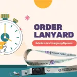 Order Lanyard Sebelum Jam 3 Langsung Diproses Hari yang Sama