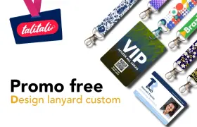 Promo Free Design Lanyard Custom, HANYA Bulan Ini Aja!