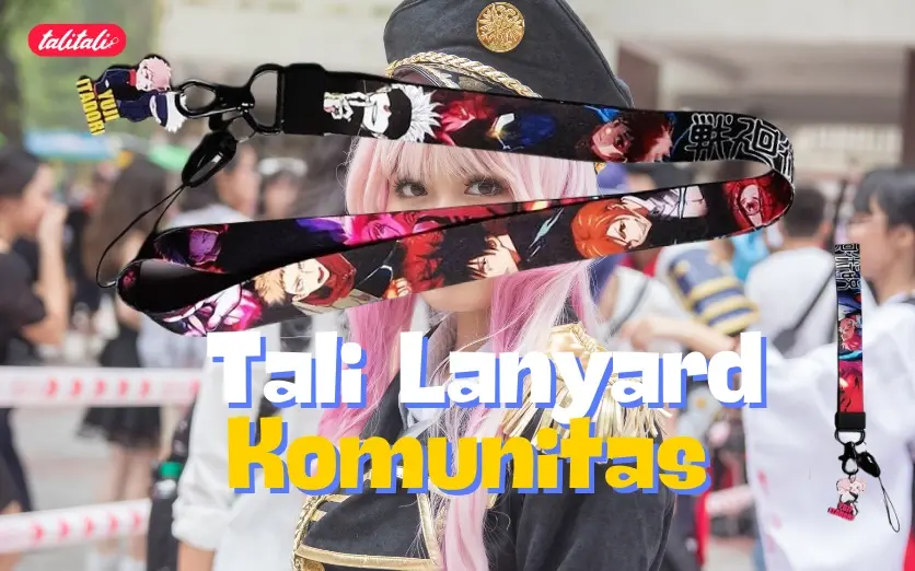 Tali Lanyard Komunitas 2cm Simpel, Keren, dan Serbaguna