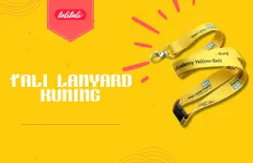 Lanyard Kuning, Warna Mencolok untuk Identitas Bisnismu