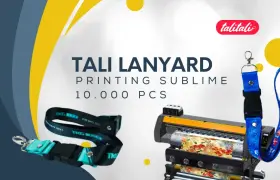 Tali Lanyard Printing Sublime 10.000 Pcs ( Custom! )