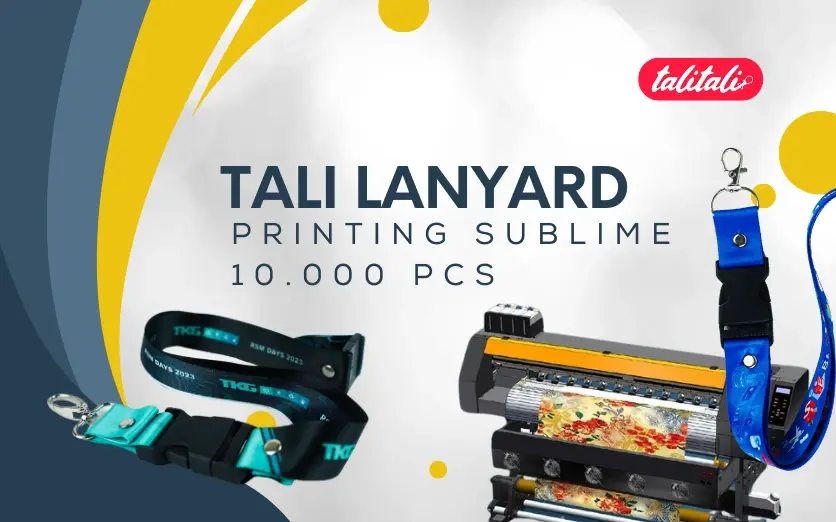 Tali Lanyard Printing Sublime 10.000 Pcs ( Custom! )