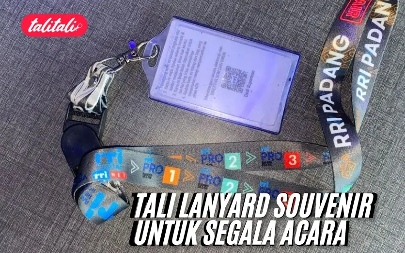 Tali Lanyard Souvenir untuk Segala Acara (Formal & Informal)