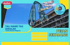 Tali Name Tag Sekolah untuk Semua Pengurus