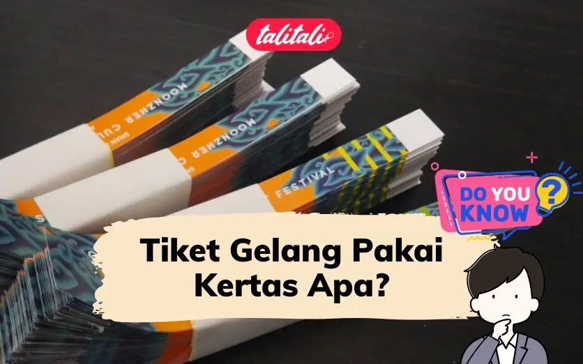 Tiket Gelang Pakai Kertas Apa? Temukan Jawabannya Disini !!