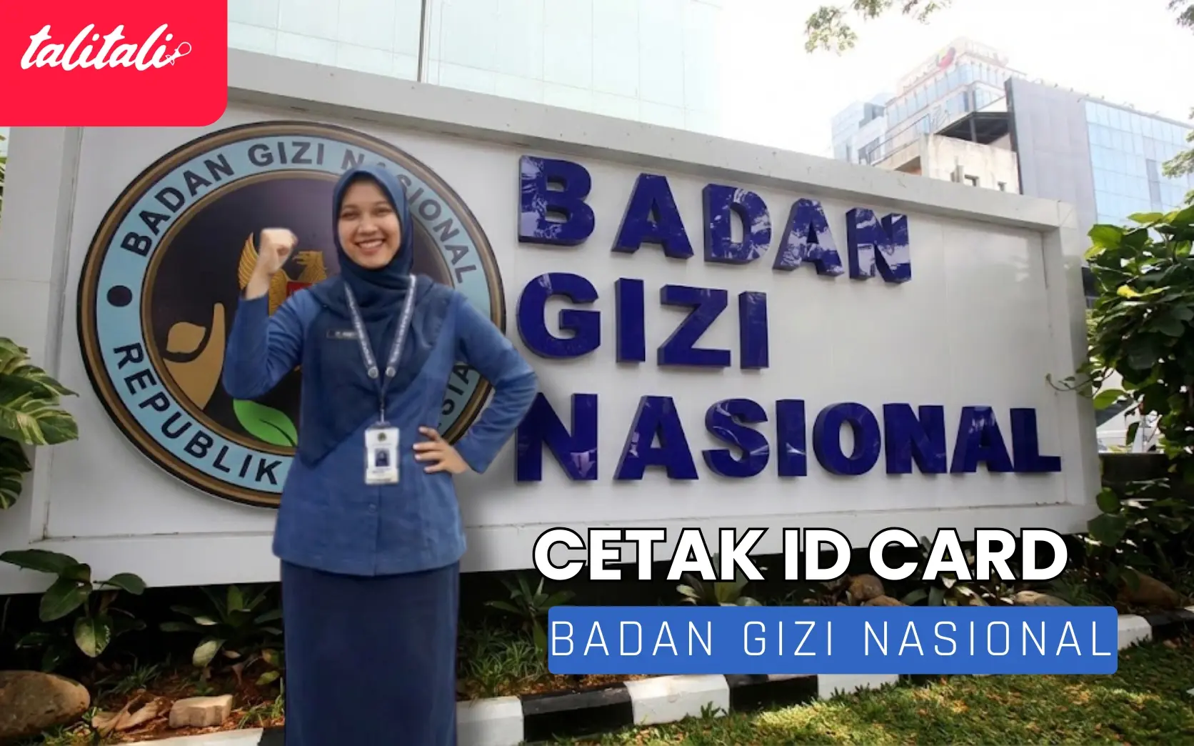 Cetak ID Card Badan Gizi Nasional (BGN) Custom Free Ongkir