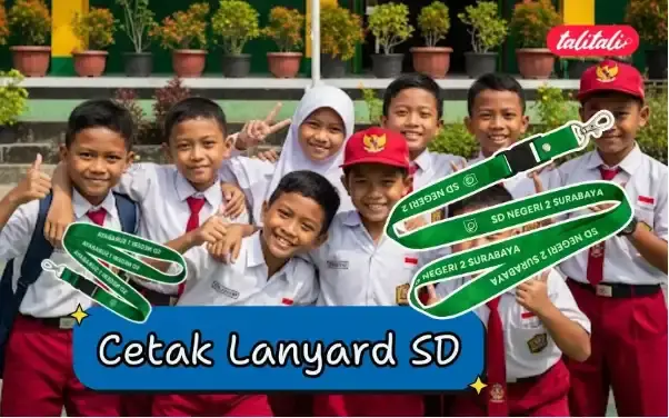 Cetak Lanyard SD: Tali ID Card Custom untuk Identitas dan Keamanan Siswa