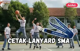 Cetak Lanyard SMA di Talitali (Print Custom Free Ongkir Se-Indonesia)
