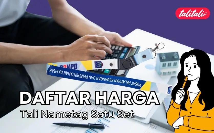 Daftar Harga Tali Nametag Satu Set (Cetak Full Print) Bonus Free Desain