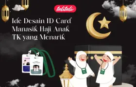 Ide Desain ID Card Manasik Haji Anak TK yang Menarik