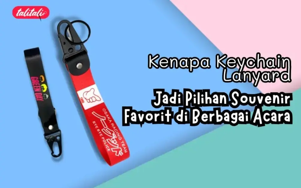 Kenapa Keychain Lanyard Jadi Pilihan Souvenir Favorit di Berbagai Acara