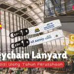 Keychain Lanyard Edisi Ulang Tahun Perusahaan Free Ongkir