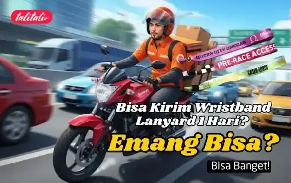 Kirim Wristband Lanyard 1 Hari? Emang Bisa? Bisa Banget!