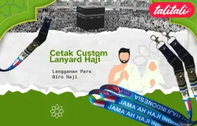 Cetak Custom Lanyard Haji Langganan Para Biro Haji