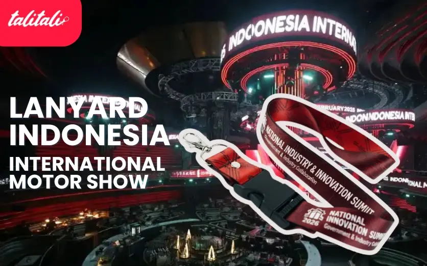 Lanyard Indonesia International Motor Show untuk Kebutuhan Resmi