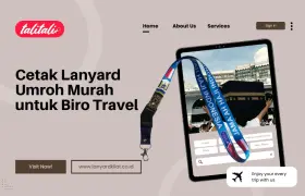 Cetak Lanyard Umroh Murah untuk Biro Travel