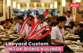 Lanyard Custom untuk Bisnis Kuliner, Ini Vendor Cetaknya
