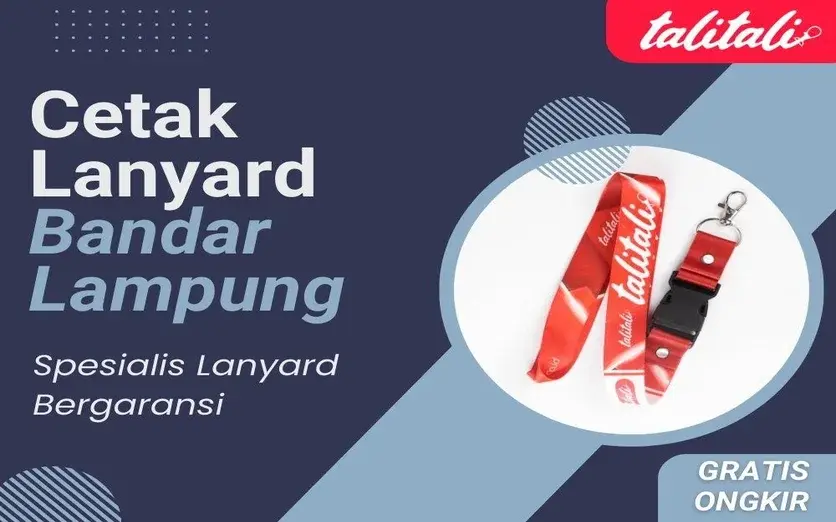 Jasa Cetak Lanyard Bandar Lampung Harga Murah