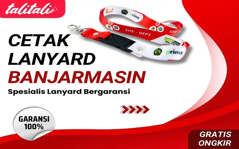 Jasa Cetak Lanyard Banjarmasin Pemesanan Mudah