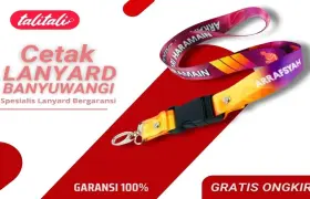 Jasa Cetak Lanyard Banyuwangi Kualitas Tinggi