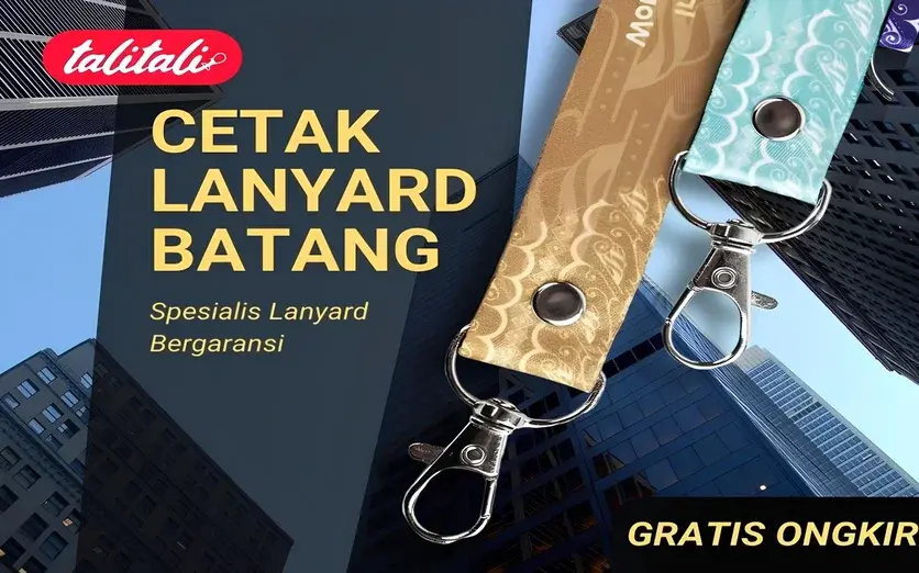 Jasa Cetak Lanyard Batang Pusat Lanyard Printing Bergaransi