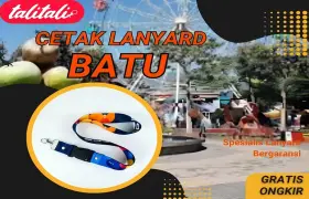 Jasa Cetak Lanyard Batu Pusat Percetakan Lanyard Murah