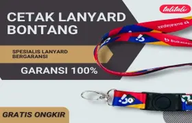 Jasa Cetak Lanyard Bontang 1 Hari Jadi