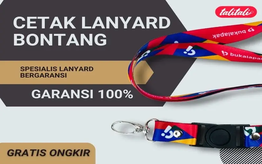 Jasa Cetak Lanyard Bontang 1 Hari Jadi