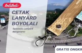 Jasa Cetak Lanyard Boyolali Pesan Tanpa Ribet