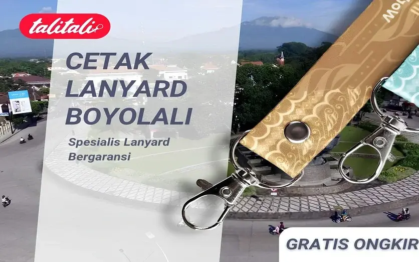 Jasa Cetak Lanyard Boyolali Pesan Tanpa Ribet