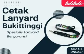 Jasa Cetak Lanyard Bukittinggi Pelayanan Oke