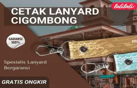 Jasa Cetak Lanyard Cigombong Pesanan Cepat