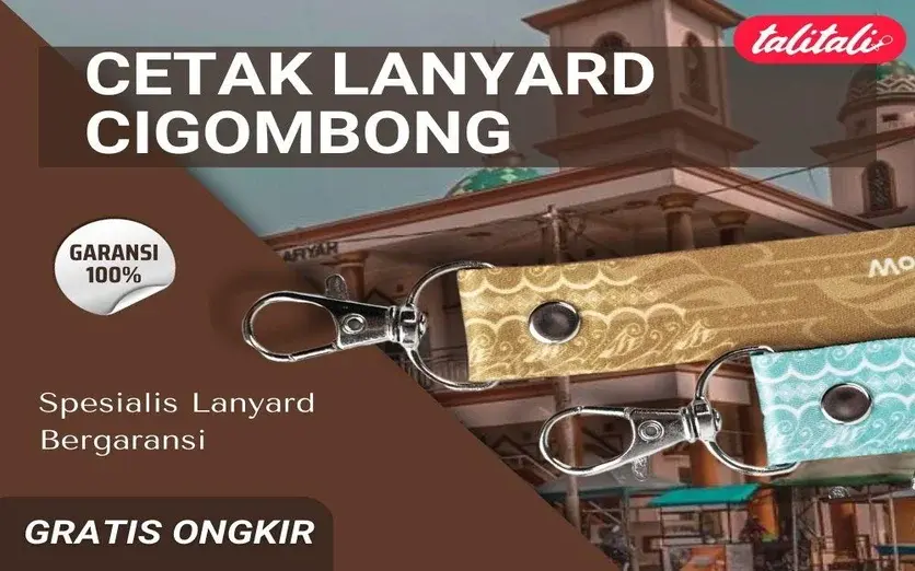 Jasa Cetak Lanyard Cigombong Pesanan Cepat