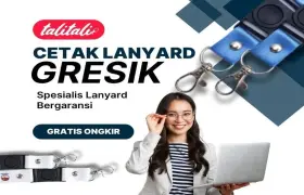 Jasa Cetak Lanyard Gresik Material Premium