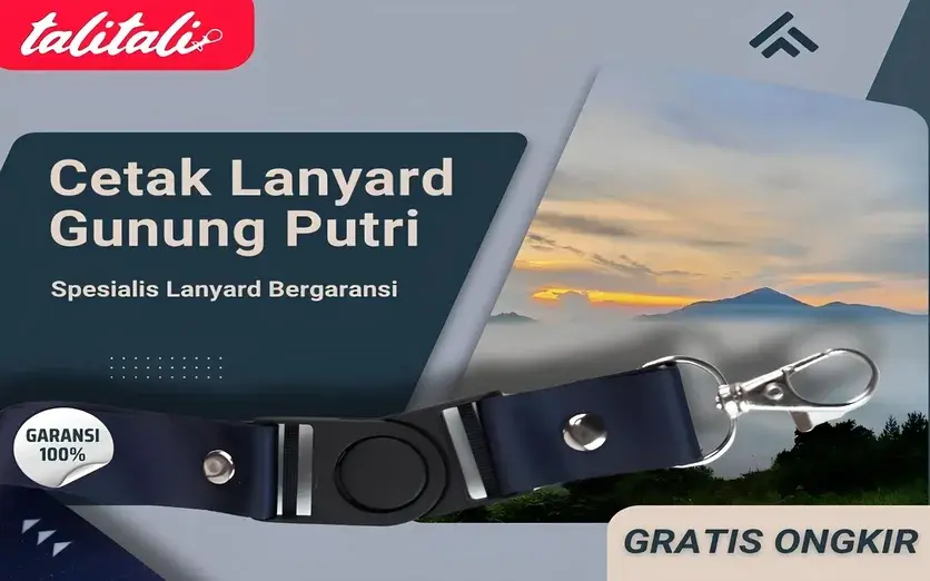 Jasa Cetak Lanyard Gunung Putri Premium