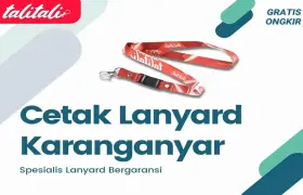 Jasa Cetak Lanyard Karanganyar Bagus & Cepat