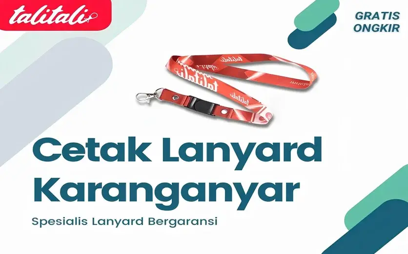 Jasa Cetak Lanyard Karanganyar Bagus & Cepat