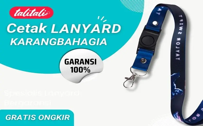 Jasa Cetak Lanyard Karangbahagia Full Warna