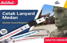 Jasa Cetak Lanyard Medan Tekstur Khas