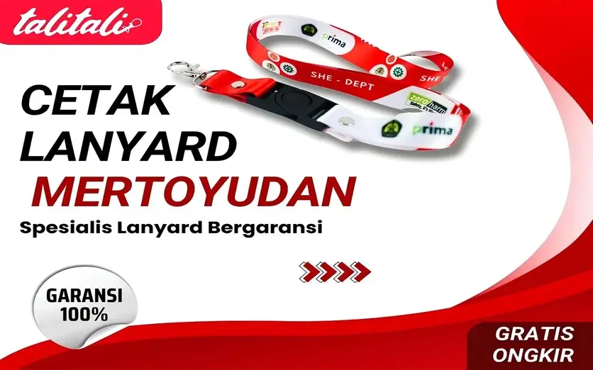 Jasa Cetak Lanyard Mertoyudan Jaminan Bergaransi